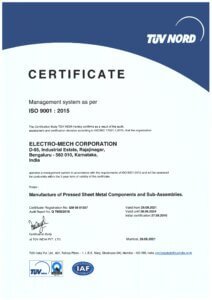 TUV-NORD ISO Certification